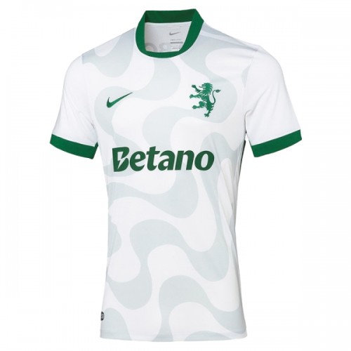 Sporting Lissabon Fotbollströjor Tredje 2025-26 Vit Sporting Lissabon Fotbollströjor Tredje 2025-26 Vit